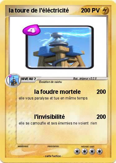 Pokemon la toure de l'éléctricité