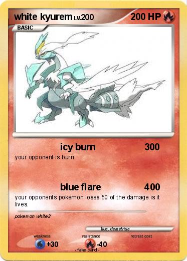 Pokemon white kyurem