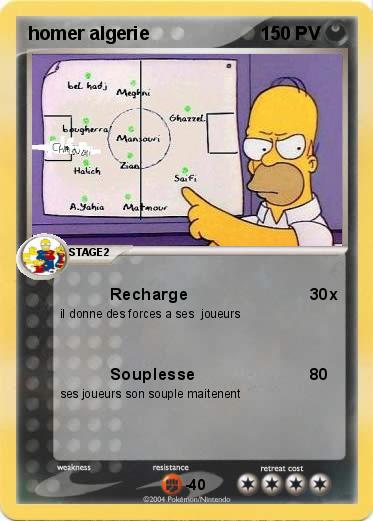 Pokemon homer algerie