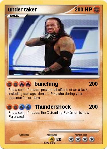 Pokemon under taker