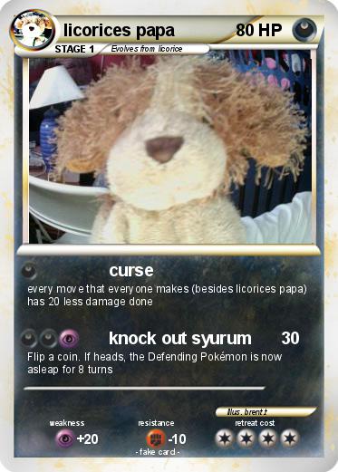 Pokemon licorices papa