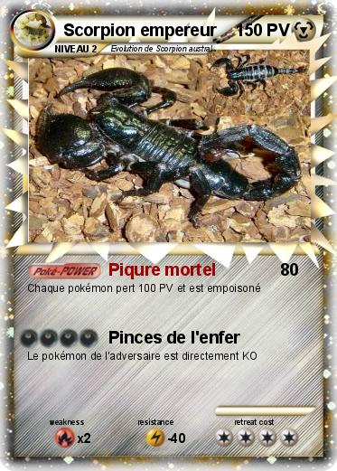Pokemon Scorpion empereur