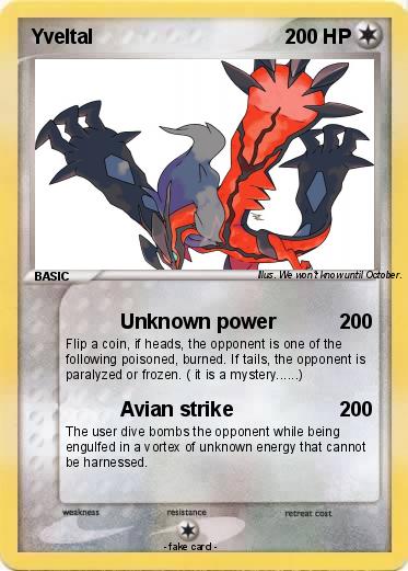 Pokemon Yveltal