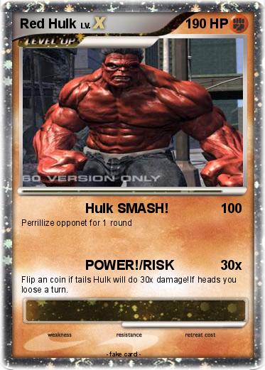 Pokemon Red Hulk