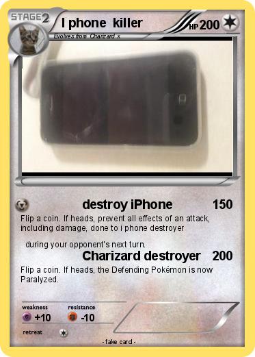 Pokemon I phone  killer