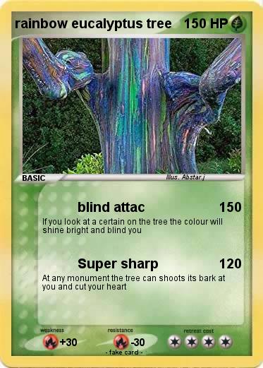 Pokemon rainbow eucalyptus tree