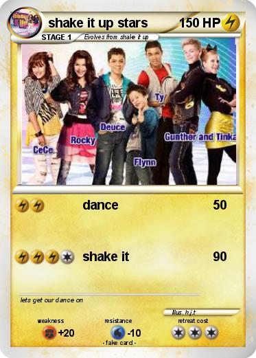 Pokemon shake it up stars