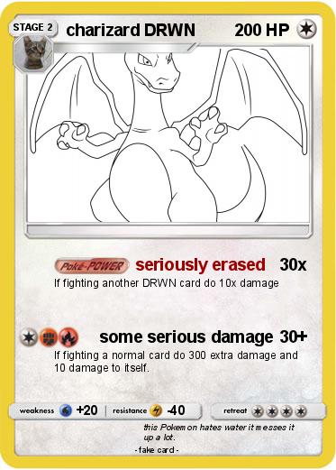 Pokemon charizard DRWN
