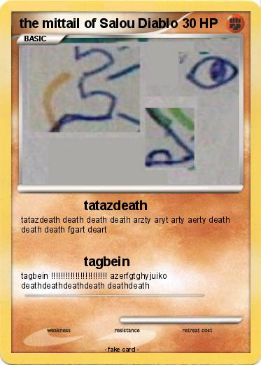 Pokemon the mittail of Salou Diablo