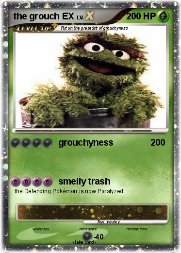 Pokemon the grouch EX