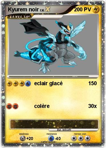 Pokemon Kyurem noir