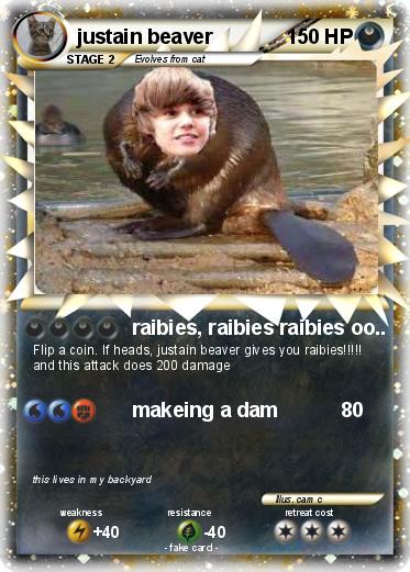 Pokemon justain beaver