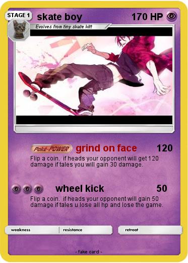 Pokemon skate boy
