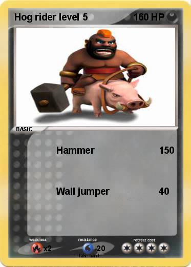 Pokemon Hog rider level 5