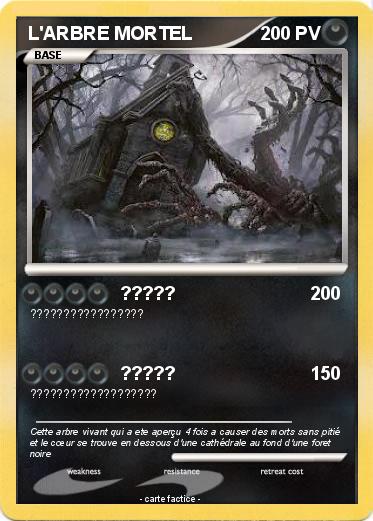 Pokemon L'ARBRE MORTEL