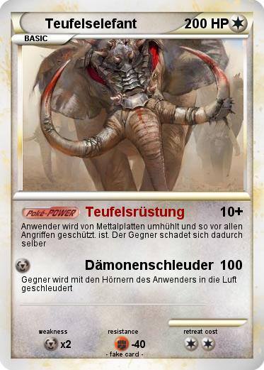 Pokemon Teufelselefant