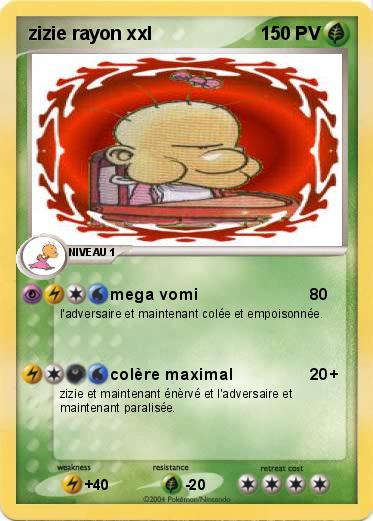 Pokemon zizie rayon xxl