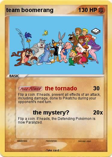 Pokemon team boomerang