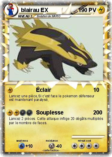 Pokemon blairau EX