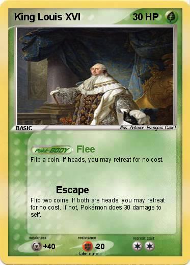 Pokemon King Louis XVI