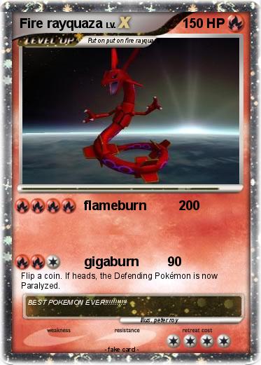 Pokemon Fire rayquaza