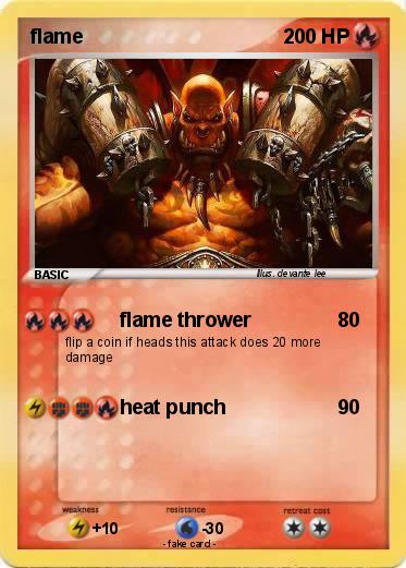 Pokemon flame