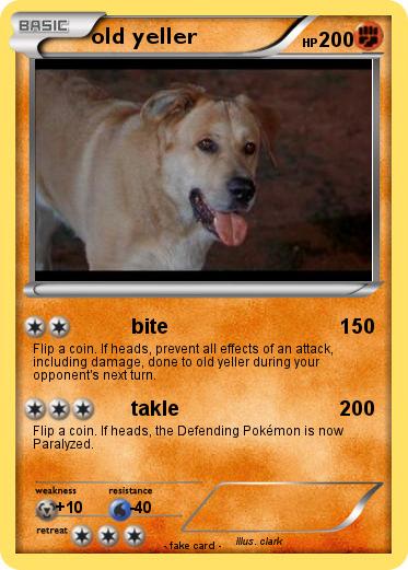 Pokemon old yeller