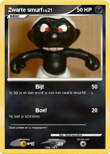 Pokemon Zwarte smurf