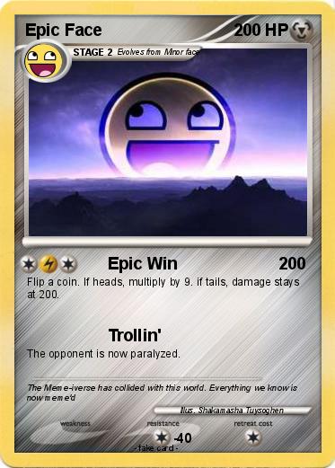 Pokemon Epic Face