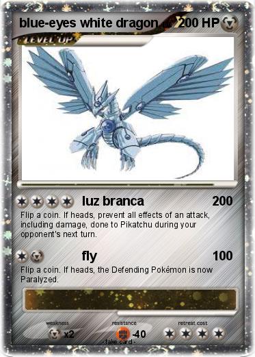 Pokemon blue-eyes white dragon