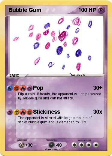 Pokemon Bubble Gum