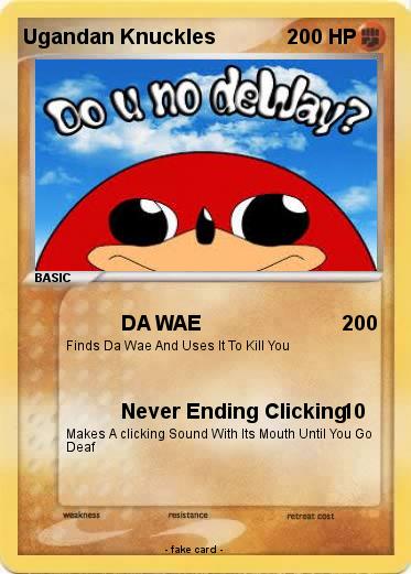 Pokemon Ugandan Knuckles
