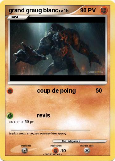 Pokemon grand graug blanc