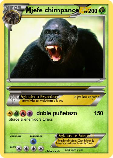 Pokemon jefe chimpancé