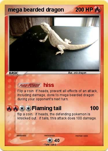 Pokemon mega bearded dragon