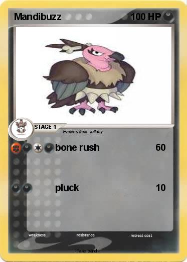 Pokemon Mandibuzz
