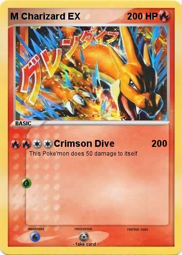Pokemon M Charizard EX