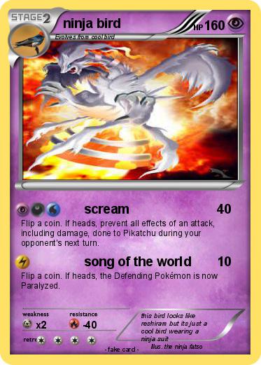 Pokemon ninja bird