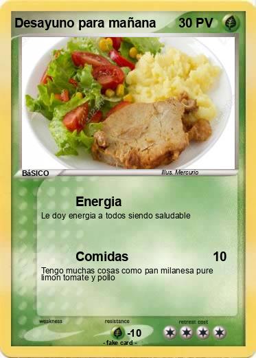 Pokemon Desayuno para mañana
