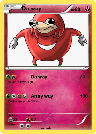 Pokemon Da way