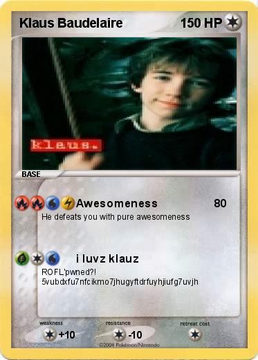 Pokemon Klaus Baudelaire