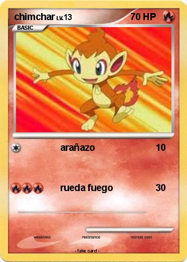 Pokemon chimchar