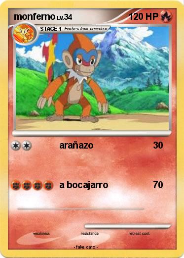 Pokemon monferno