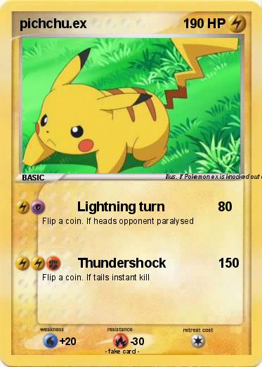 Pokemon pichchu.ex