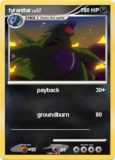 Pokemon tyranitar