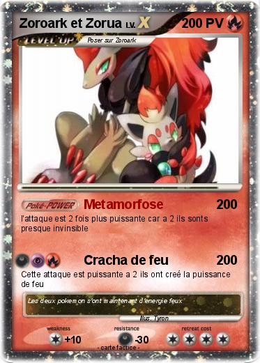 Pokemon Zoroark et Zorua