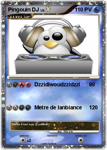 Pokemon Pingouin DJ