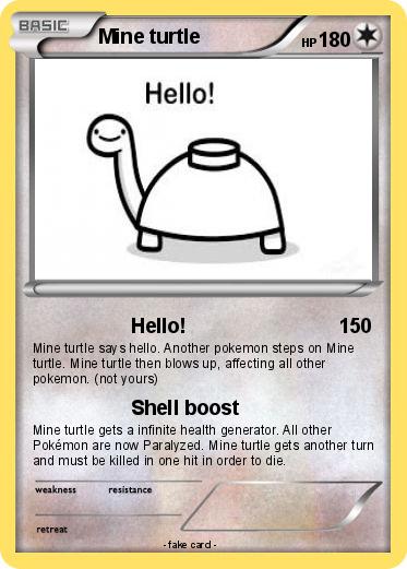 Pokemon Mine turtle