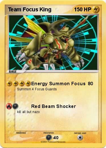 Pokemon Team Focus King