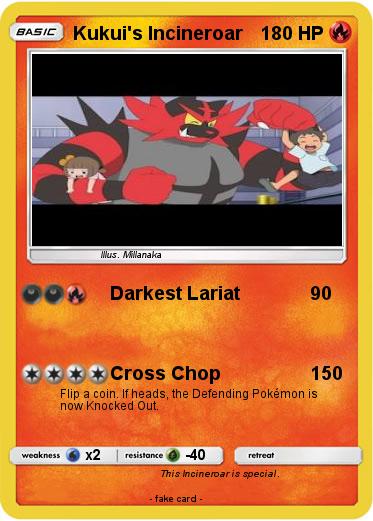 Pokemon Kukui's Incineroar